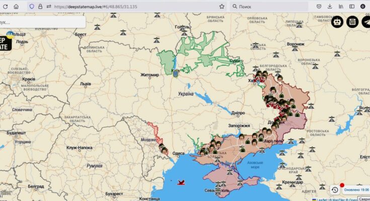 Deep State Map карта бойових дій
