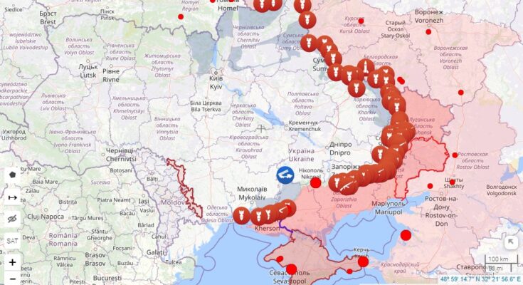 Liveuamap — карта війни в Україні